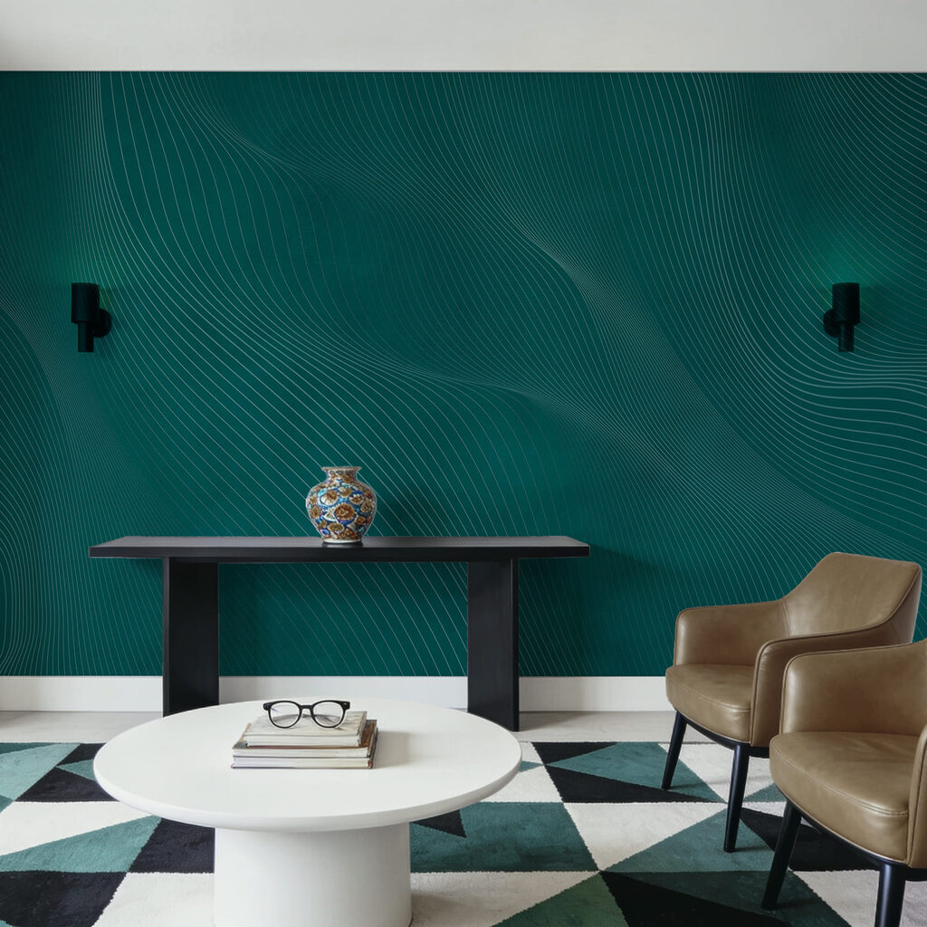 Fine blue-green waves — interior 2