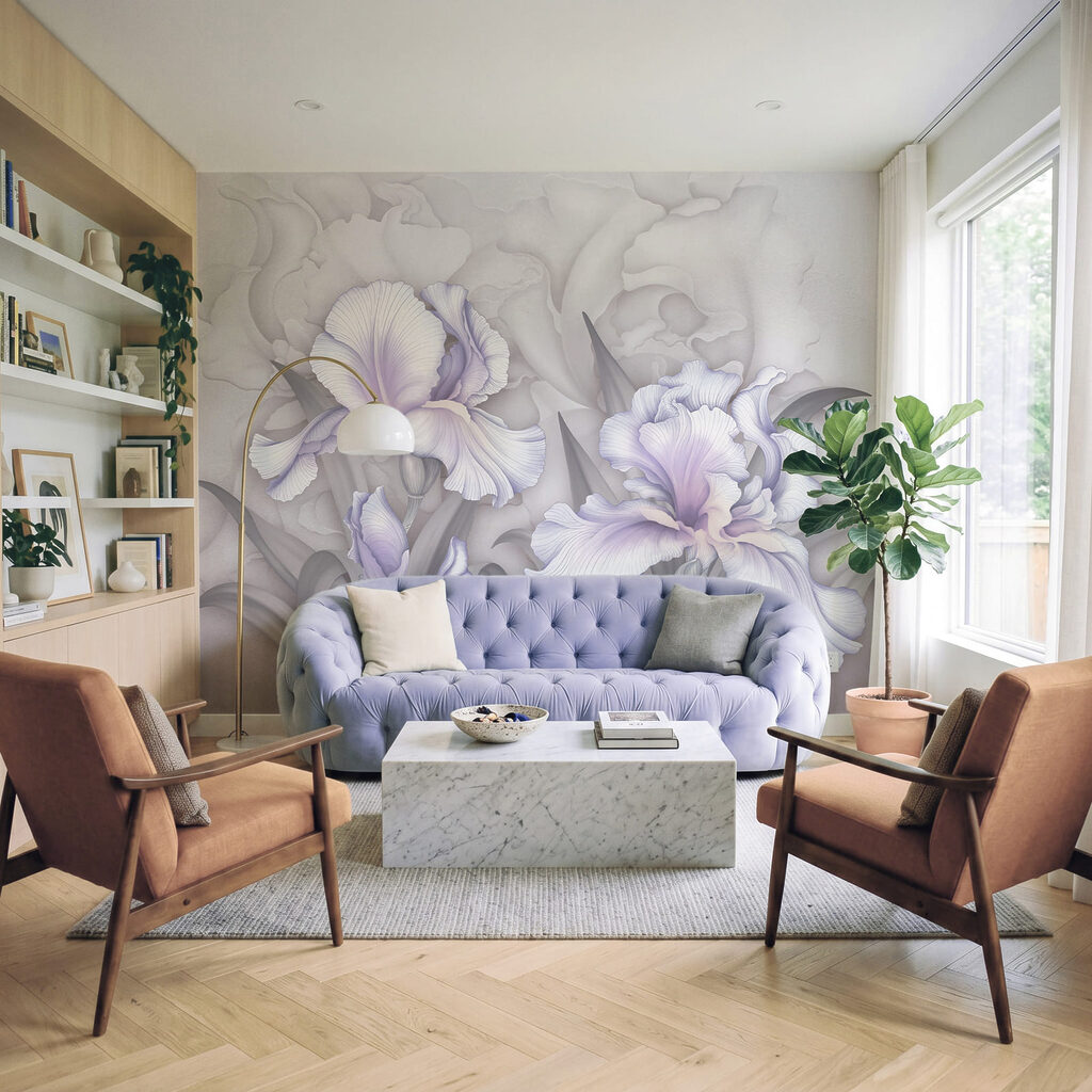 Iris flowers — interior 1