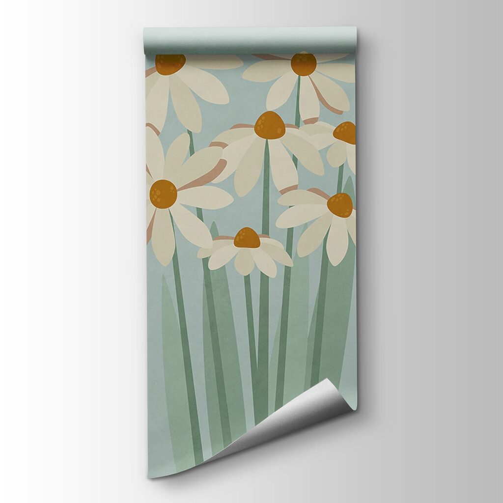 Daisies on long stems — product view