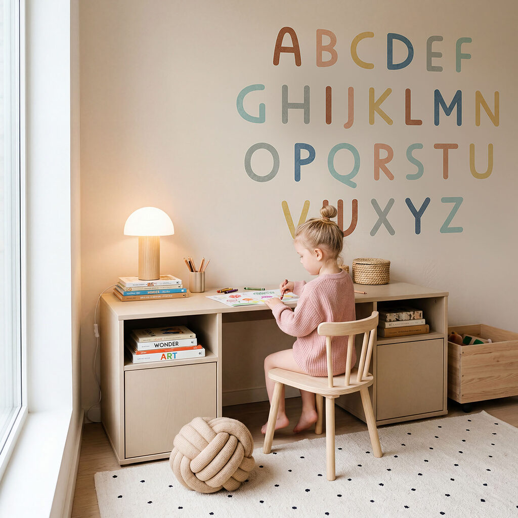 Rainbow alphabet — interior 2