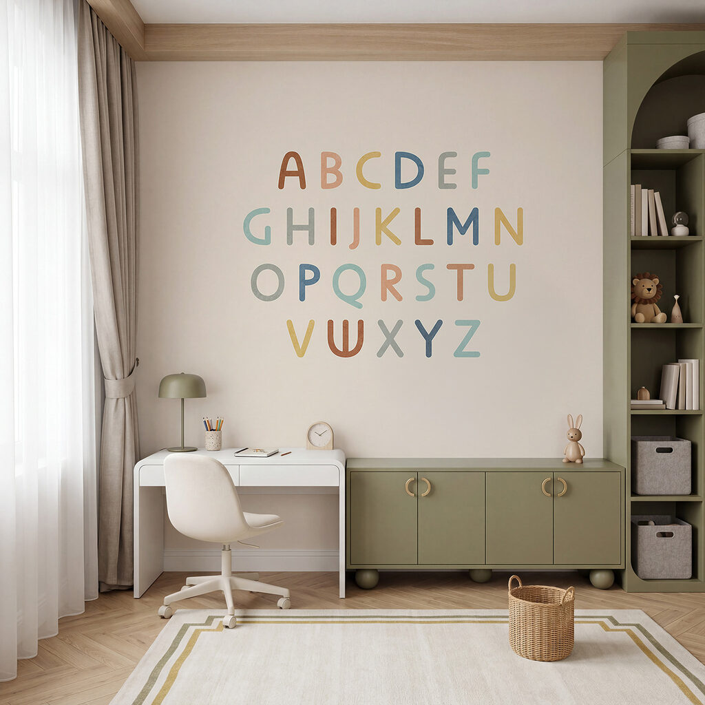 Rainbow alphabet — interior 1