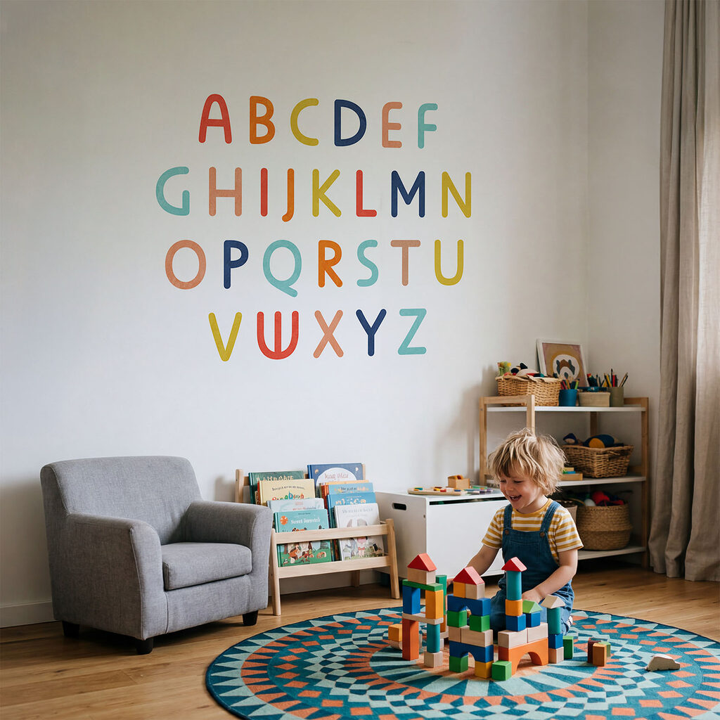 Alphabet Adventures in an interior