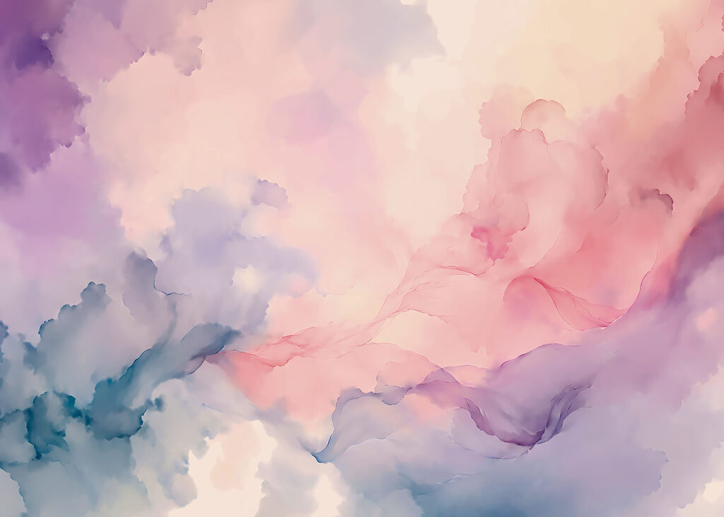 Soft colour clouds — full design