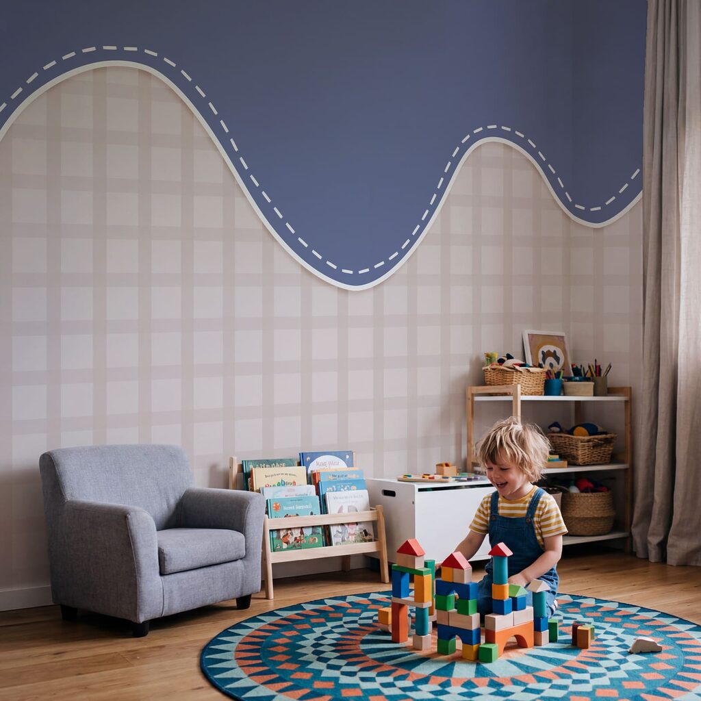 Diamonds under a wave — interior 2