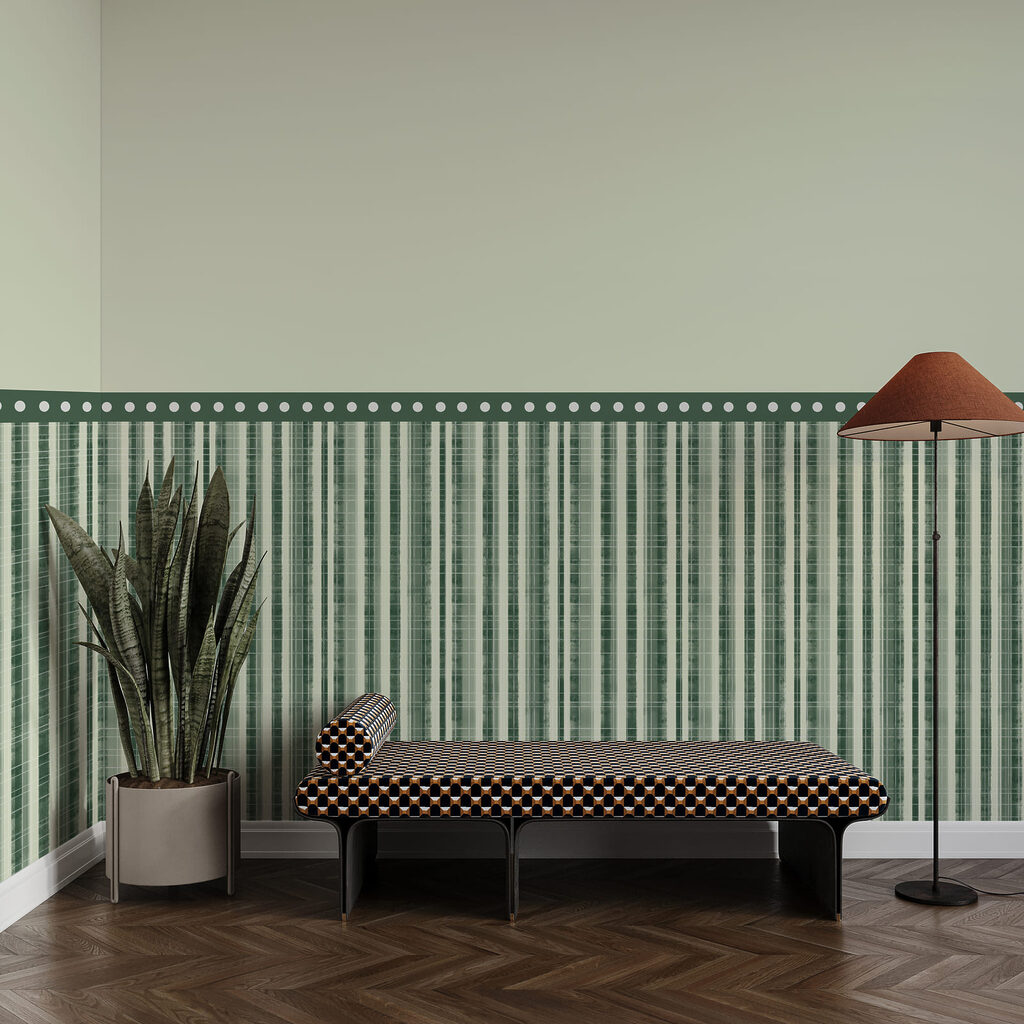 Vertical stripes under dots — interior 2