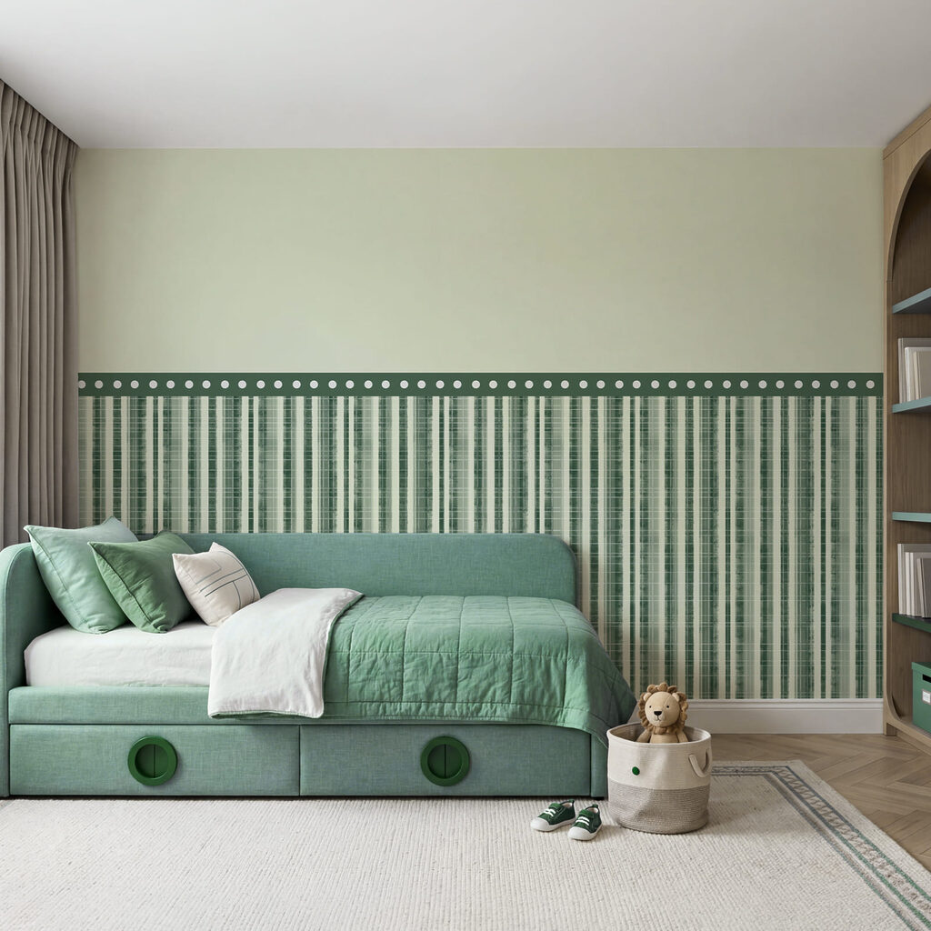 Vertical stripes under dots — interior 3