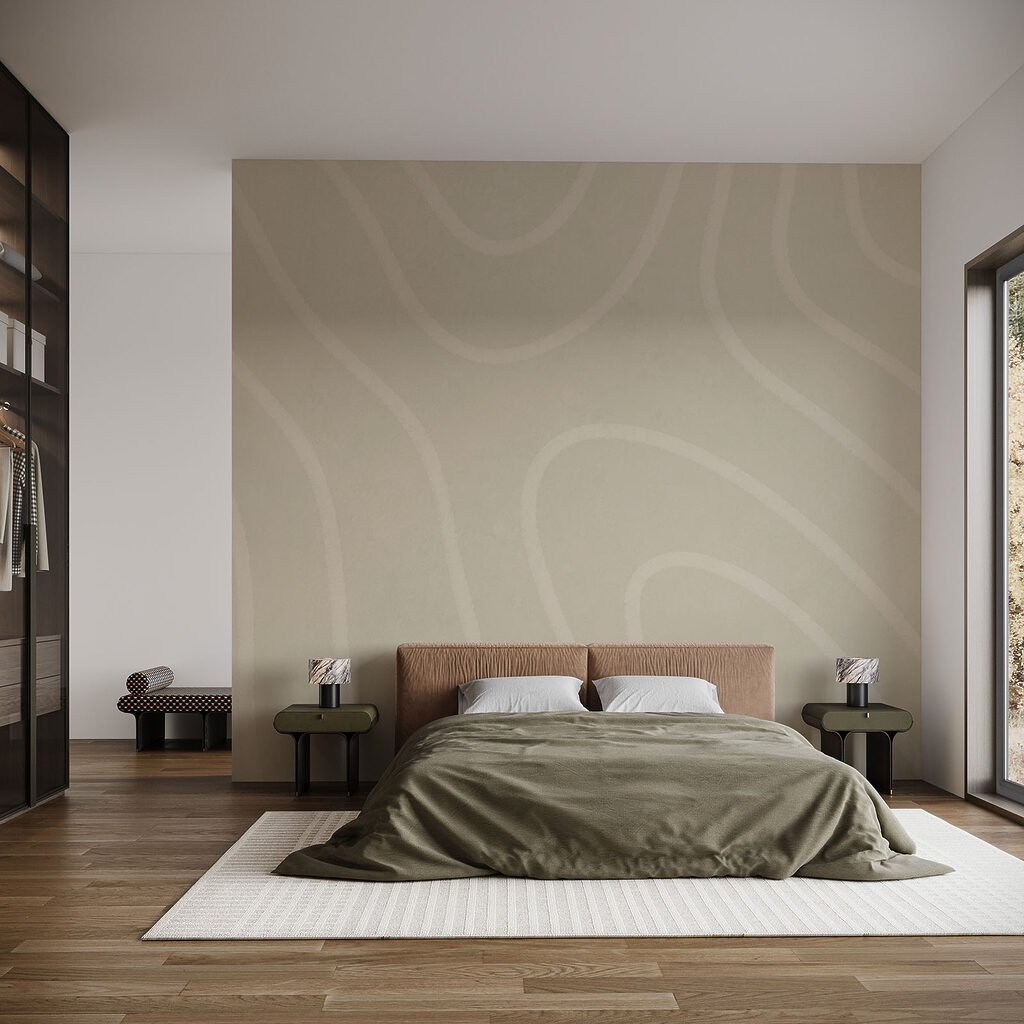 Light wavy bands — interior 1