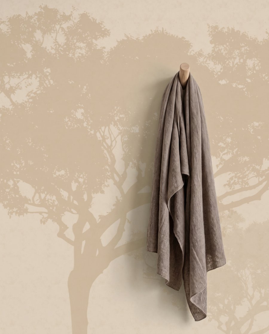 Trees in Silhouette in an interior