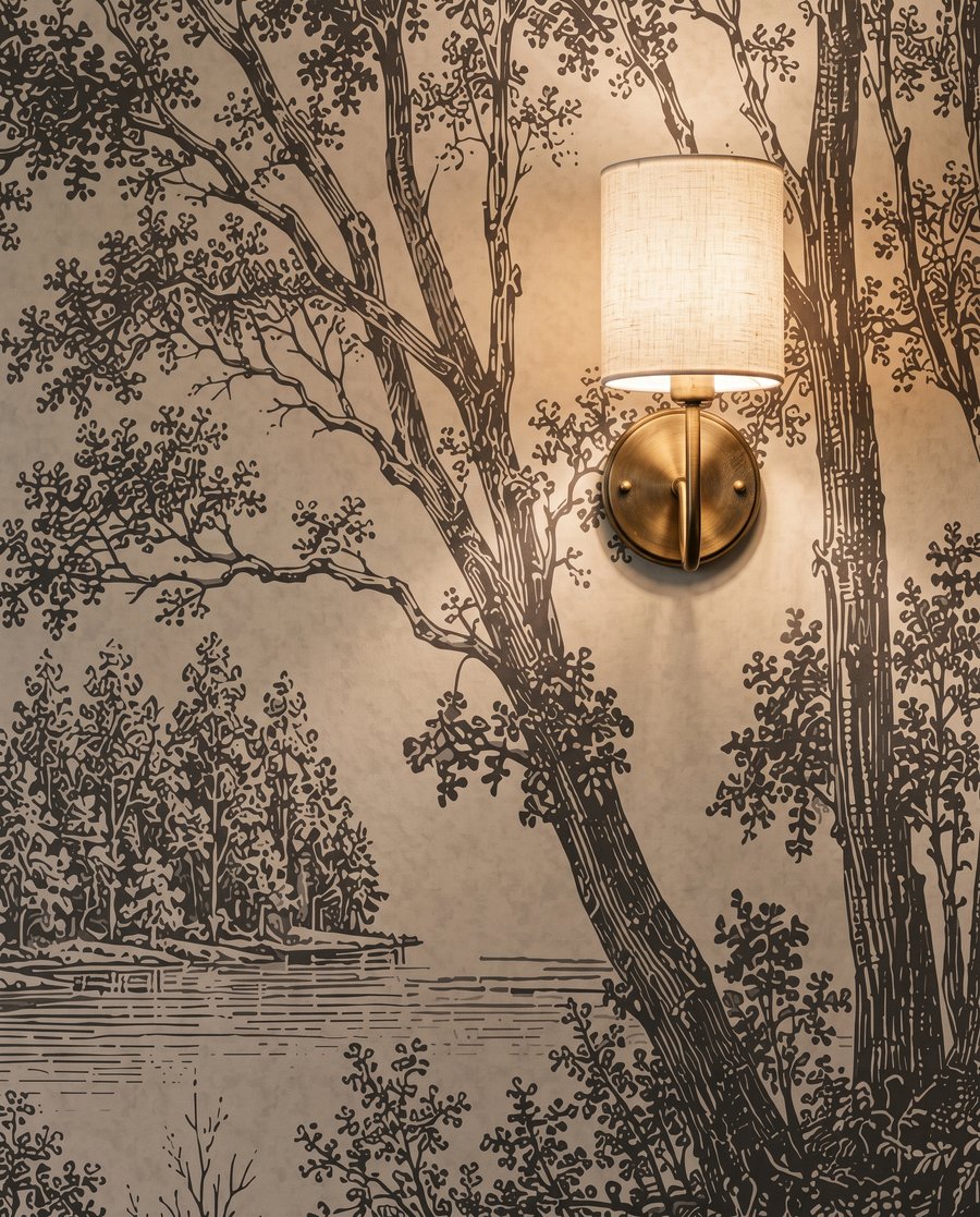 Riverbank Etching — detail
