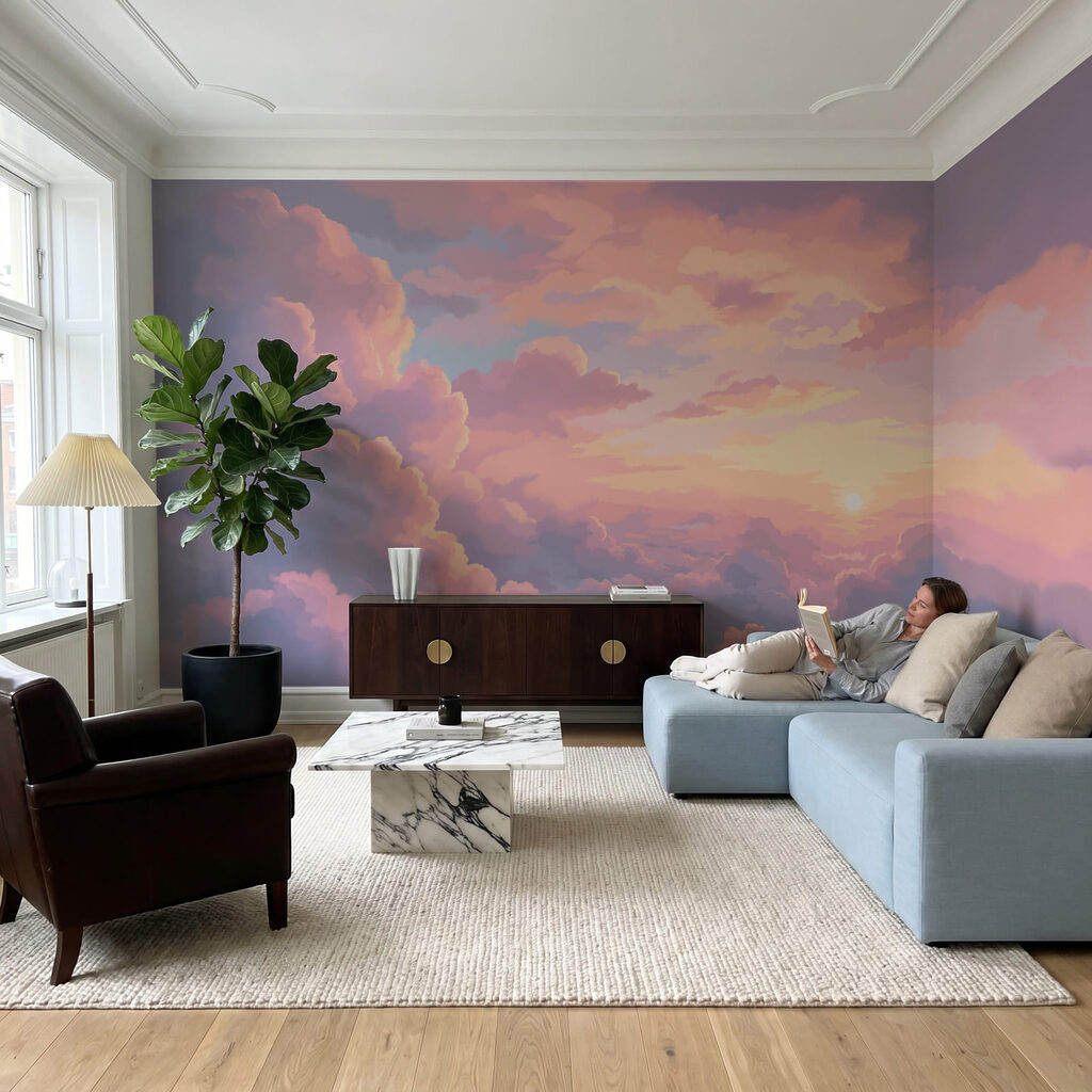 Pink clouds at dusk — interior 3