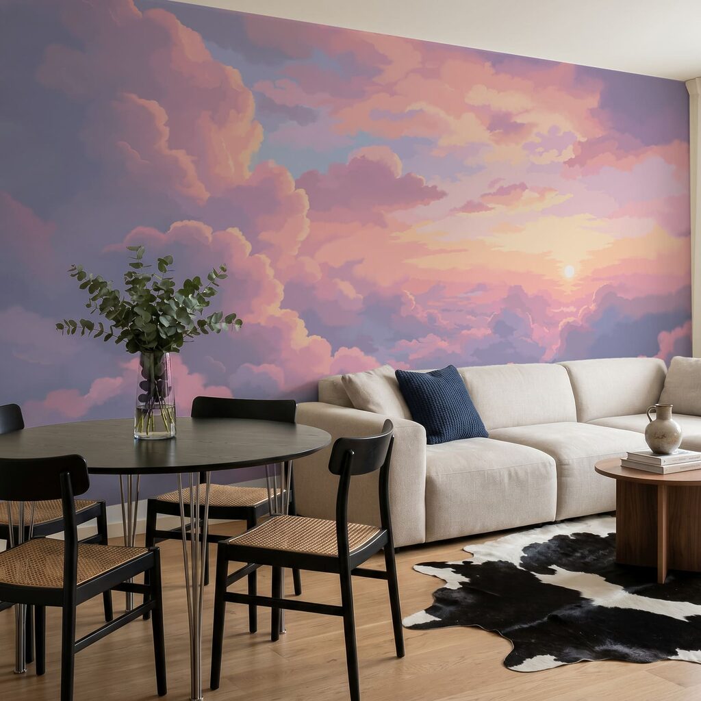 Pink clouds at dusk — interior 1