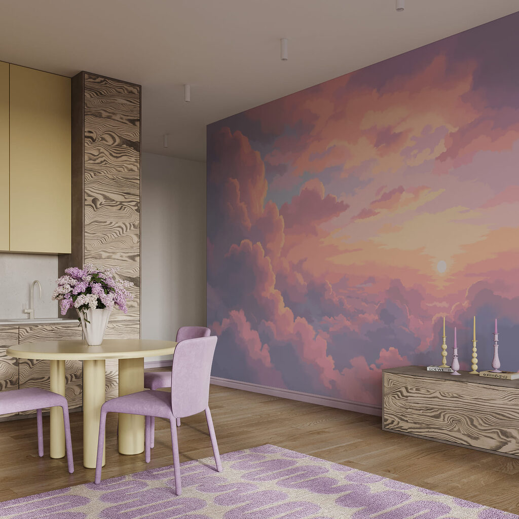 Pink clouds at dusk — interior 4