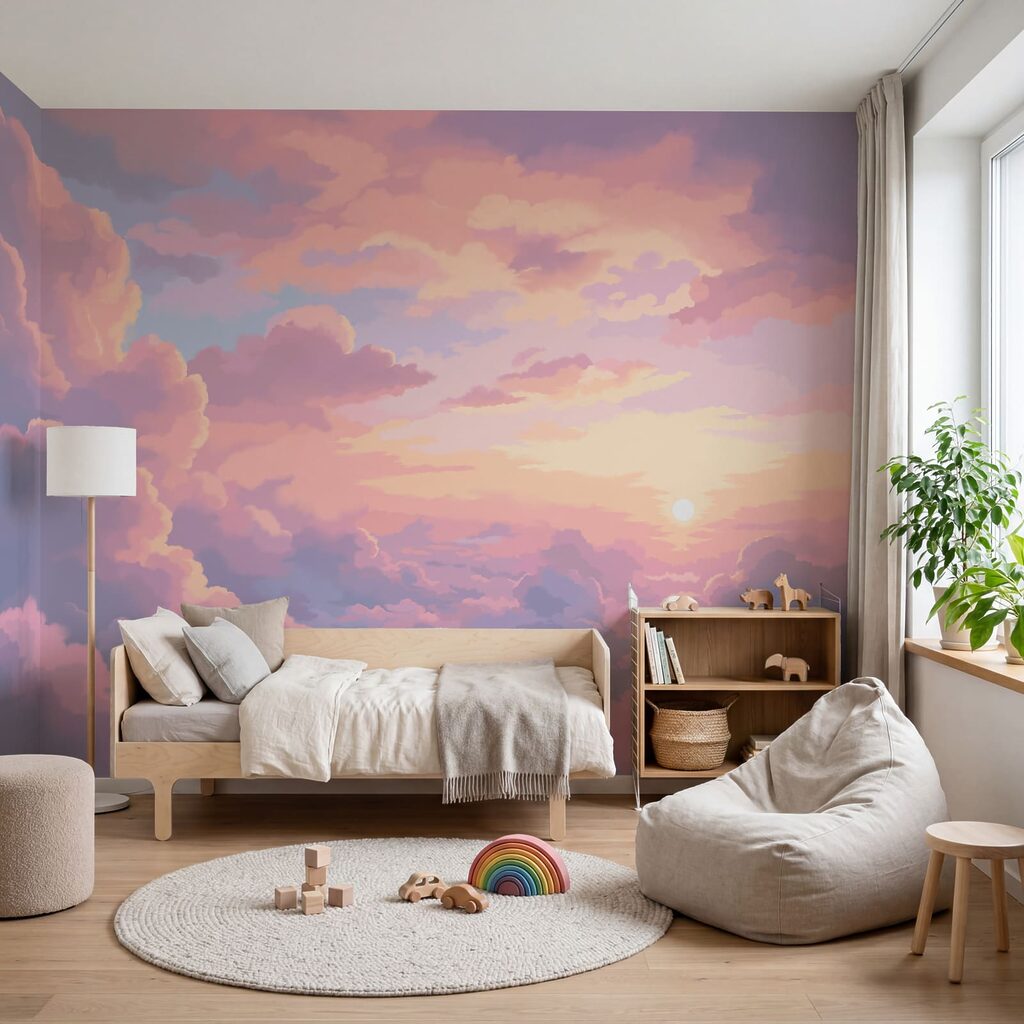 Pink clouds at dusk — interior 6
