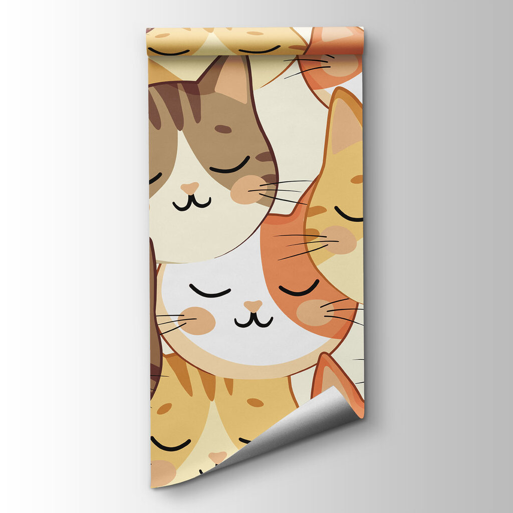 Rows of cat faces — product view