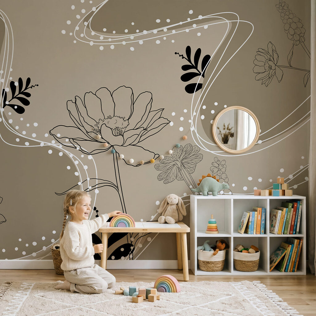 Flowers and Little Paths in an interior