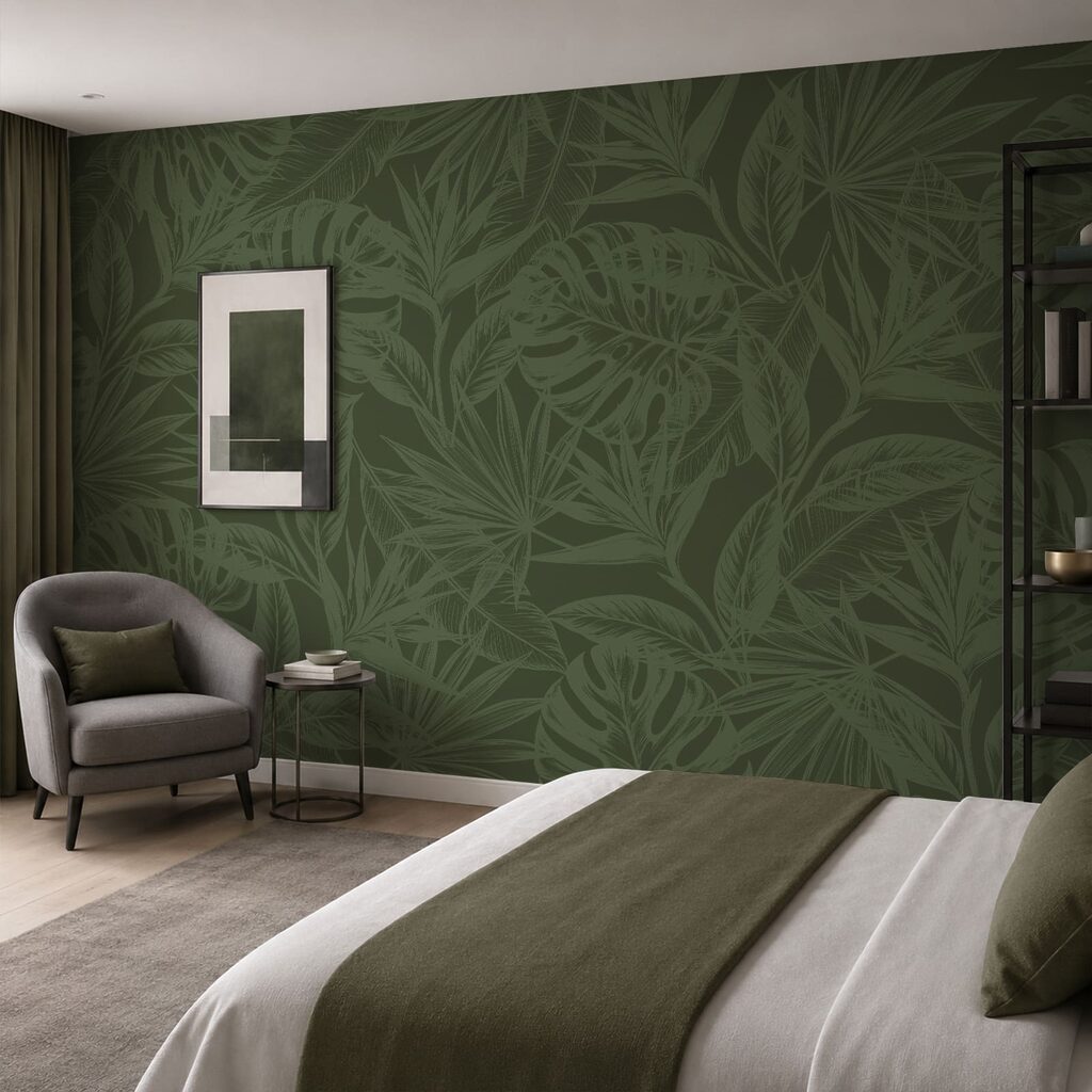 Fine tropical leaves — interior 2