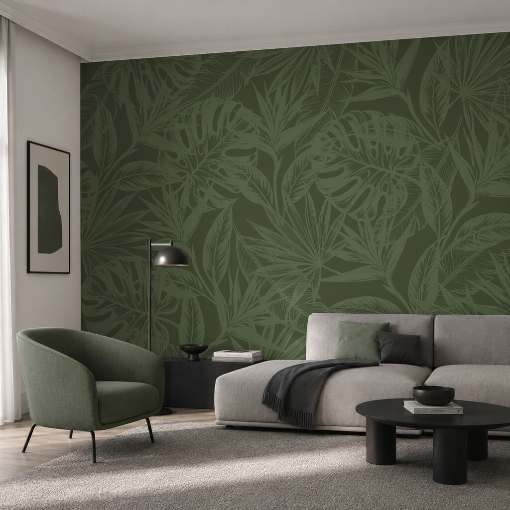 Fine tropical leaves — interior 1