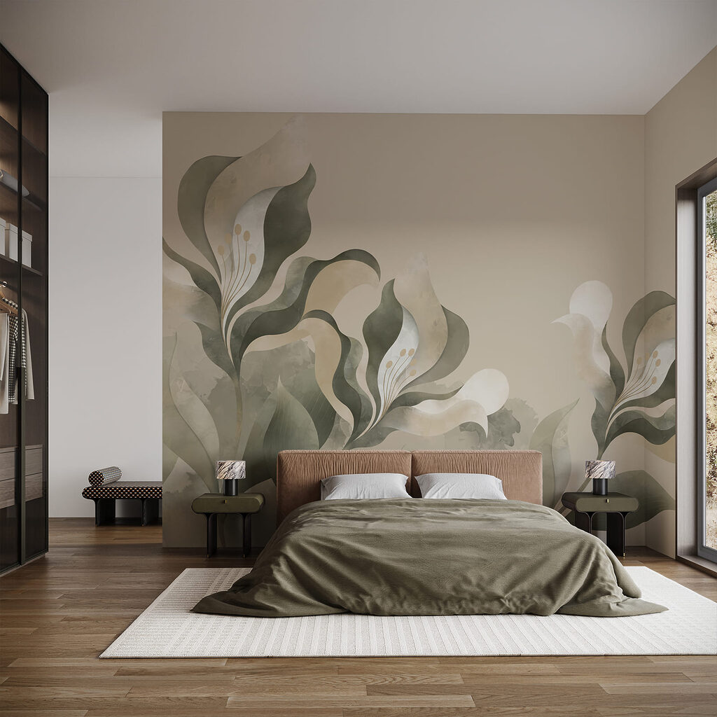 Lilies in soft washes — interior 1