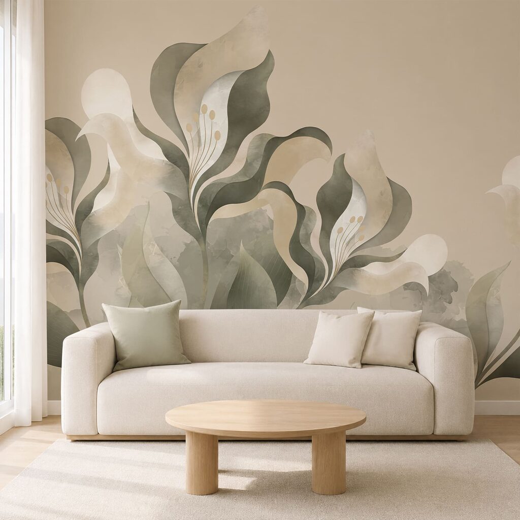 Lilies in soft washes — interior 2