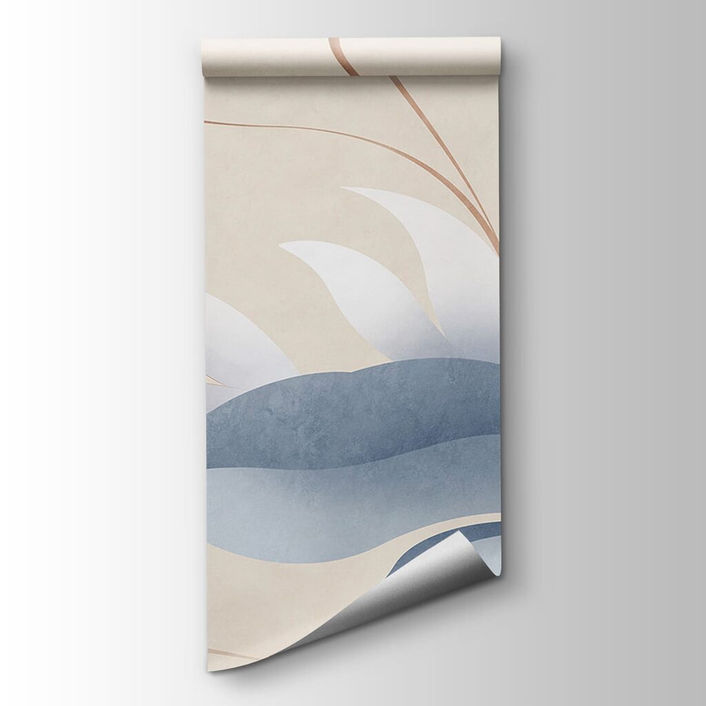 Fanning stylised leaves — product view