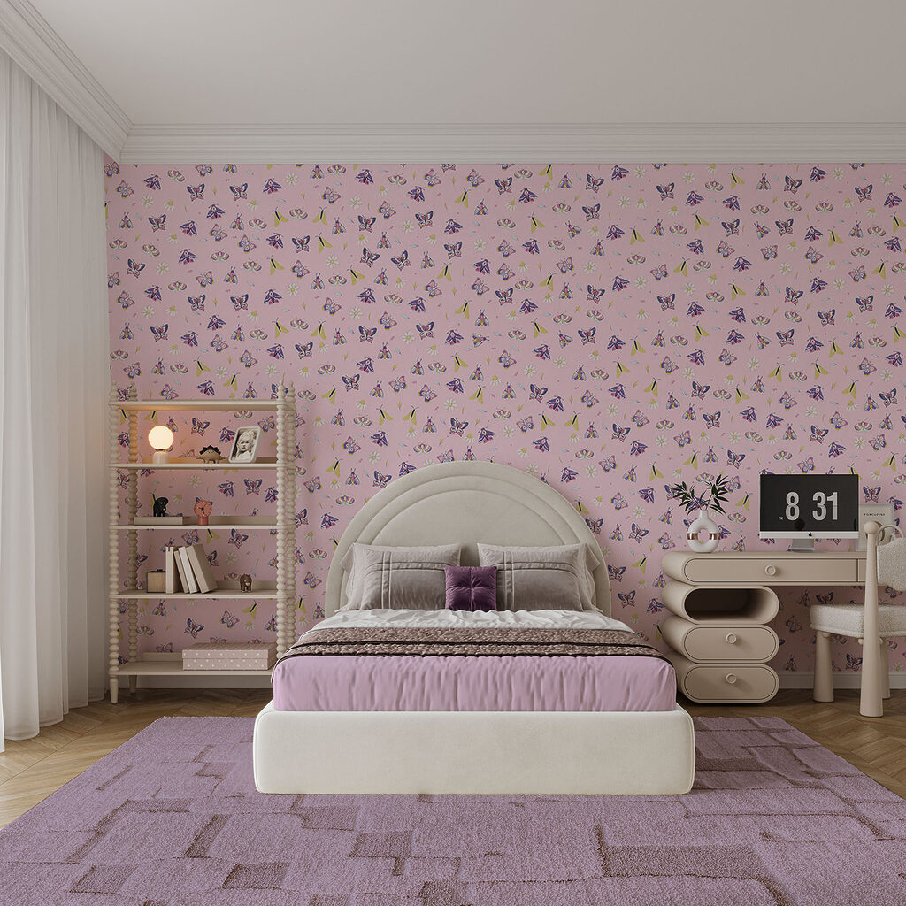 Butterfly Meadow Pattern in an interior