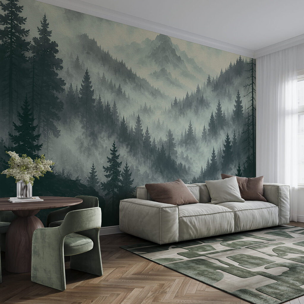 Pine Peaks at Dawn — interior 1