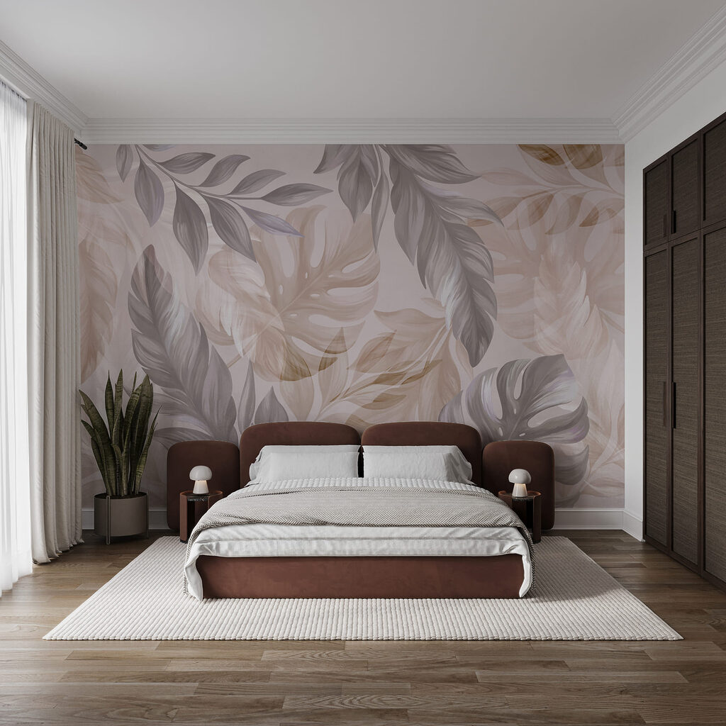 Layered tropical leaves — interior 2