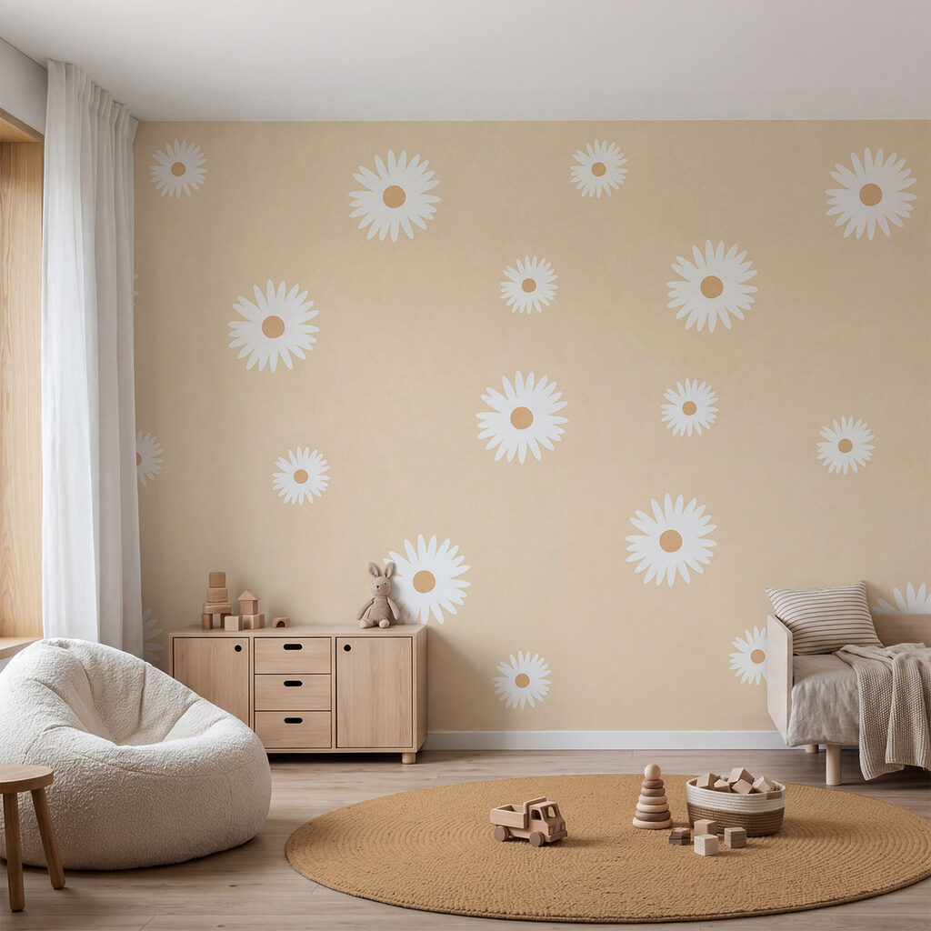 Blossoms on Grey — interior 1