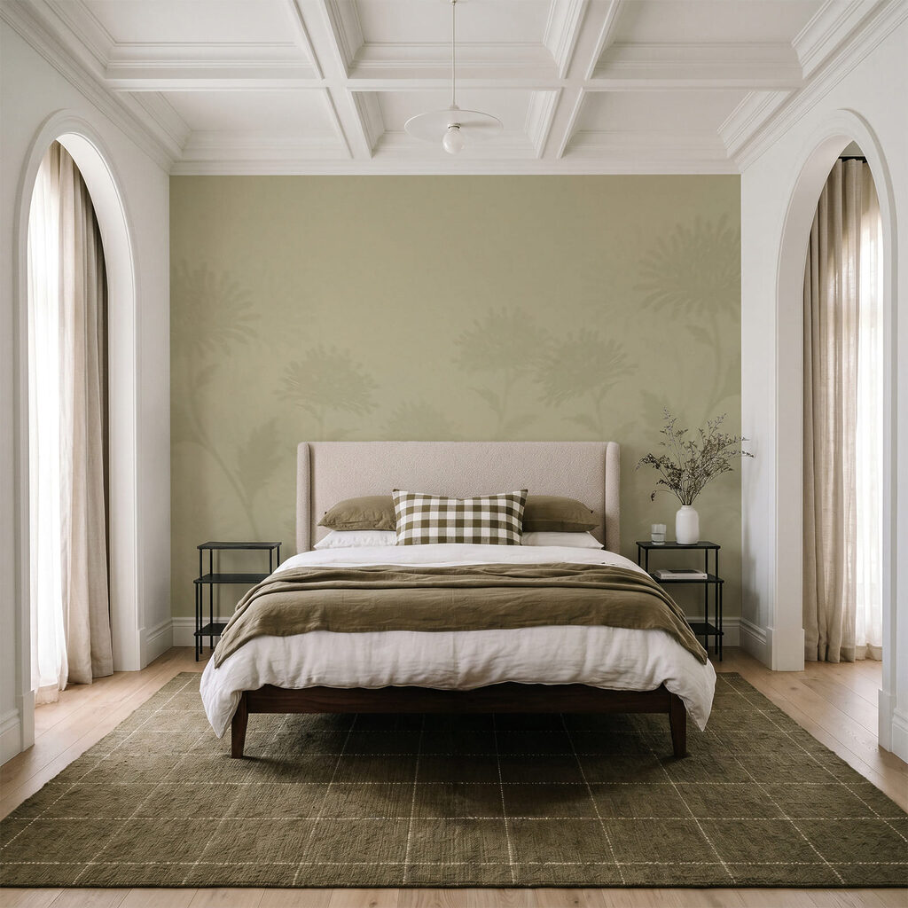Soft flower silhouettes — interior 2