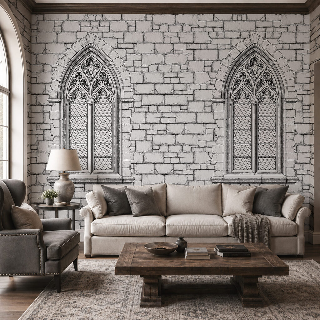Two gothic windows — interior 1