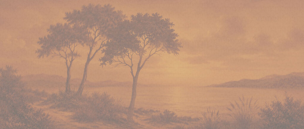 Trees by the water — full design