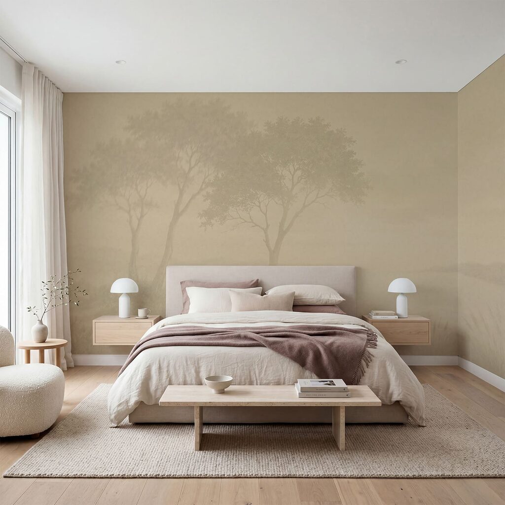Trees in the Haze in an interior