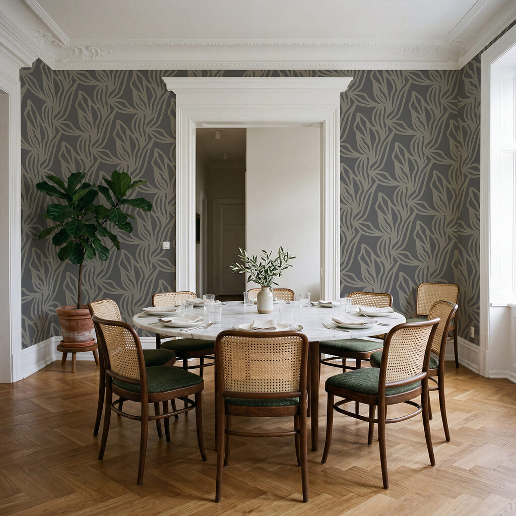 Small winding leaves — interior 2