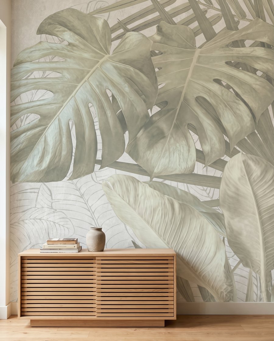 Tropical leaves, sketched — interior 5