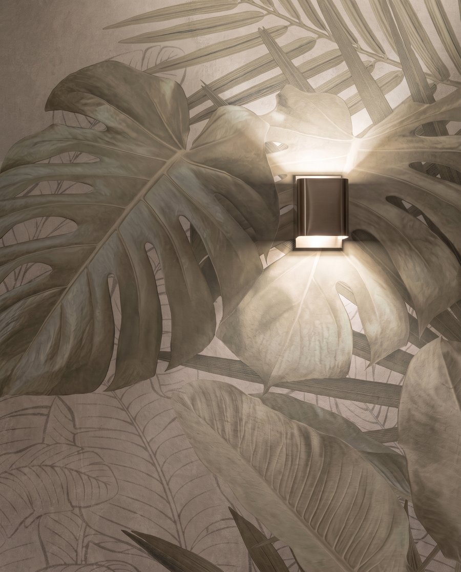 Tropical leaves, sketched — detail