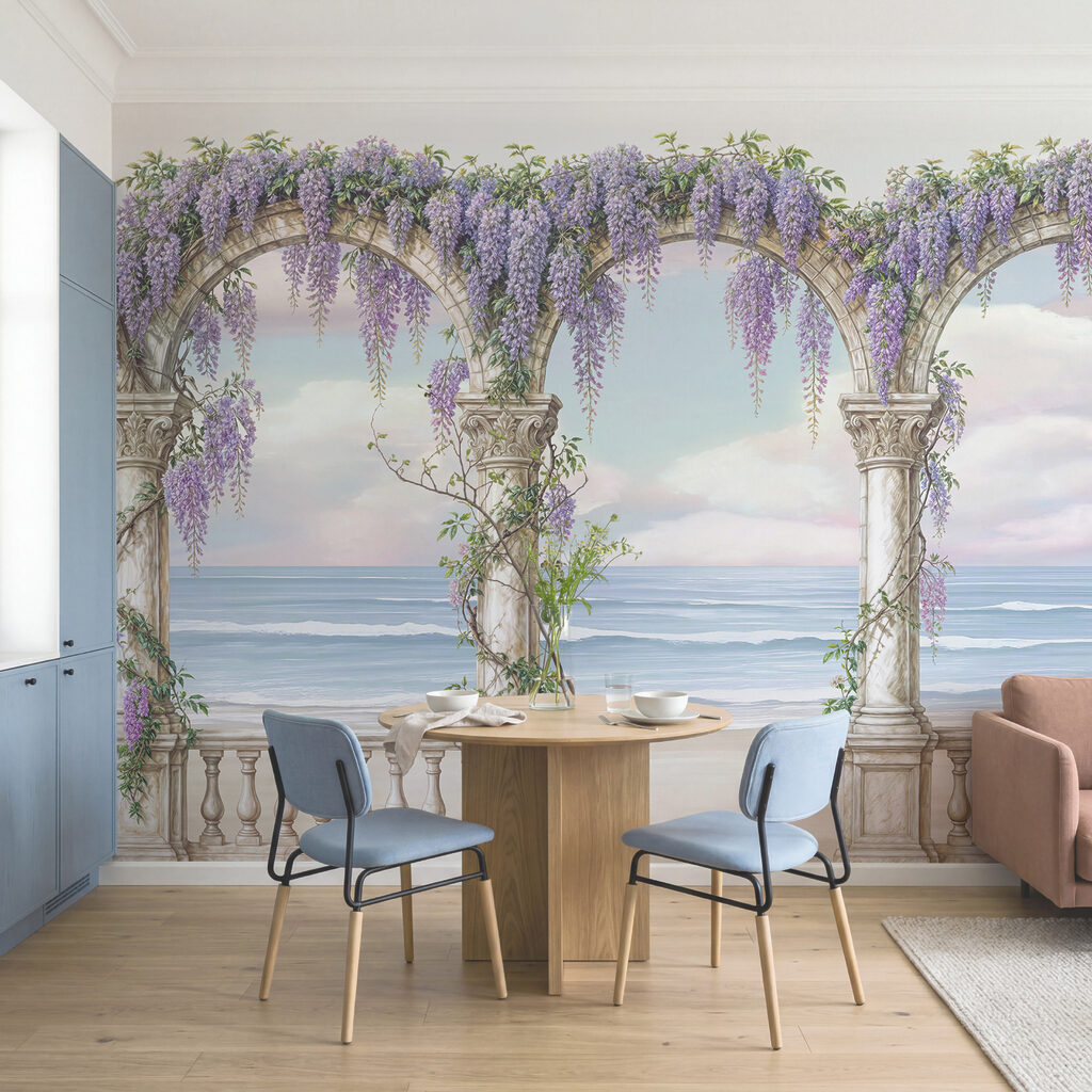 Through the Flower Arch in an interior