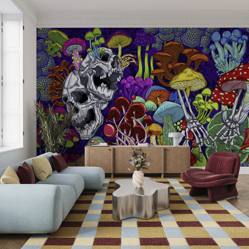 Mushroom Skull Kaleidoscope — interior 4