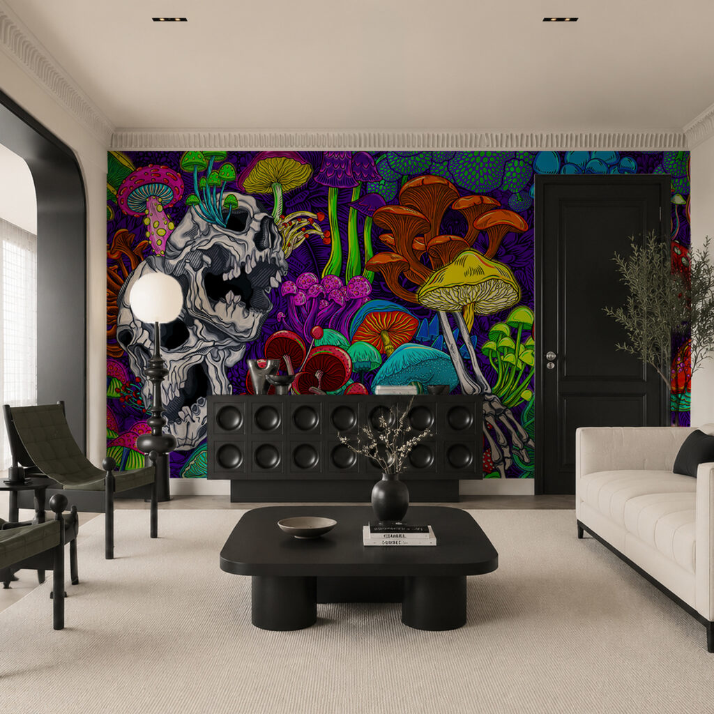 Mushroom Skull Kaleidoscope — interior 3