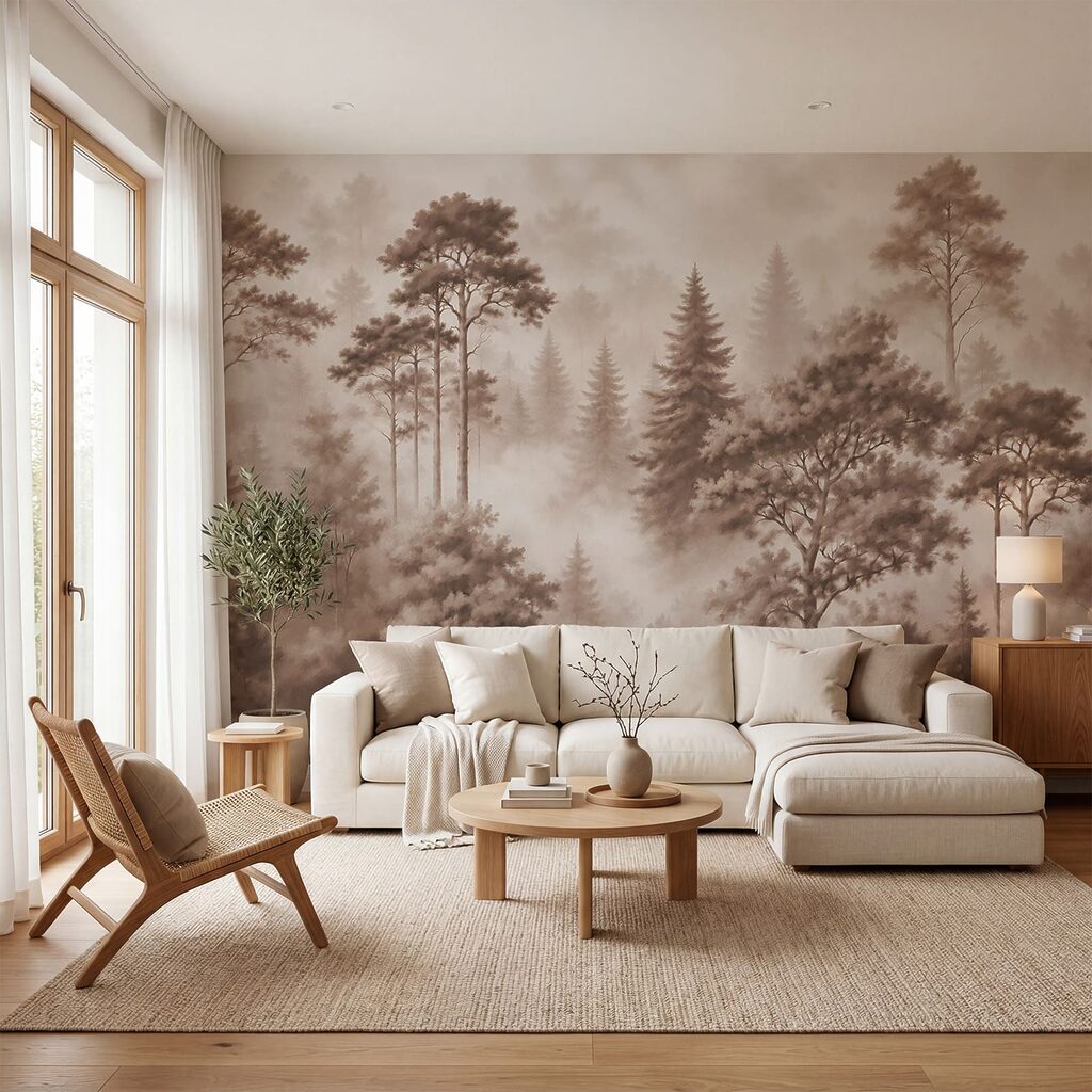Forest in the Mist in an interior