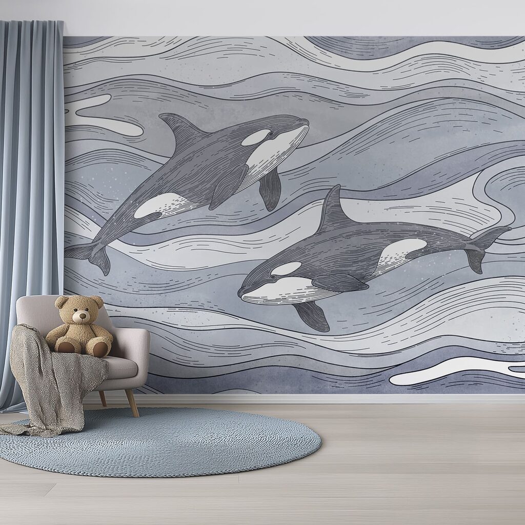 Whale Journey in an interior