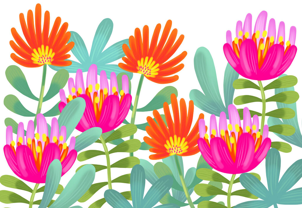 Joyful Flower Garden — full design