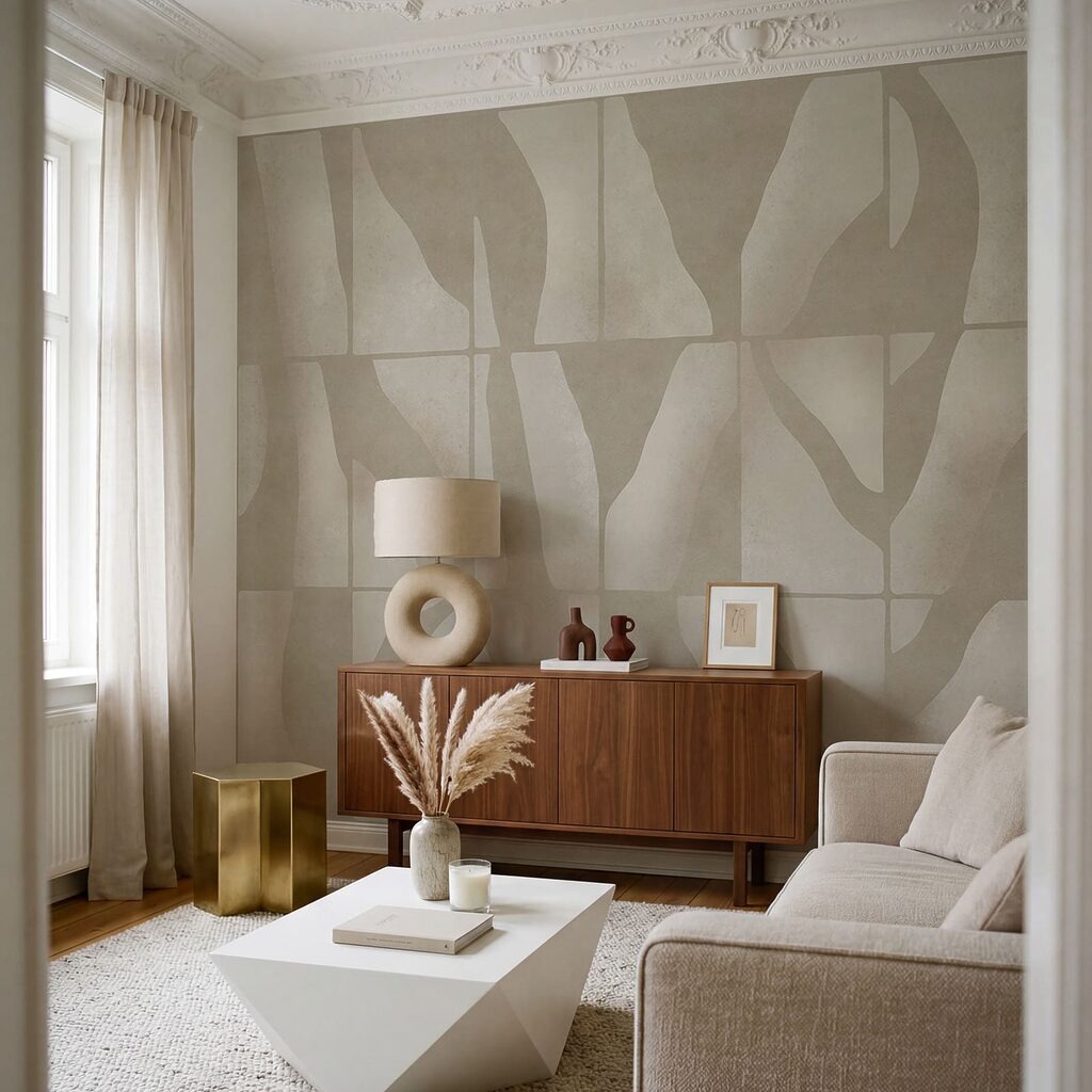 Quiet Shape Grid in an interior
