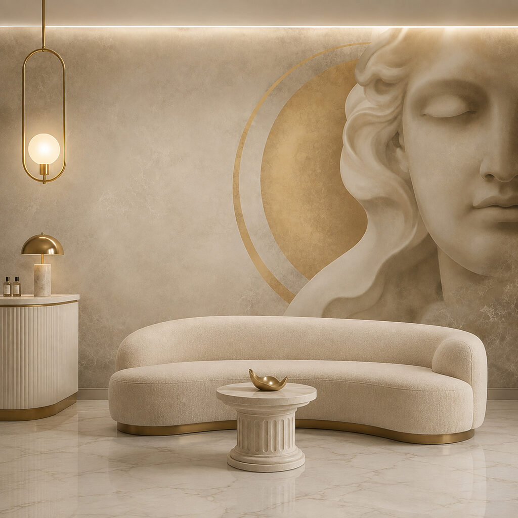 Sculpted Muse in an interior