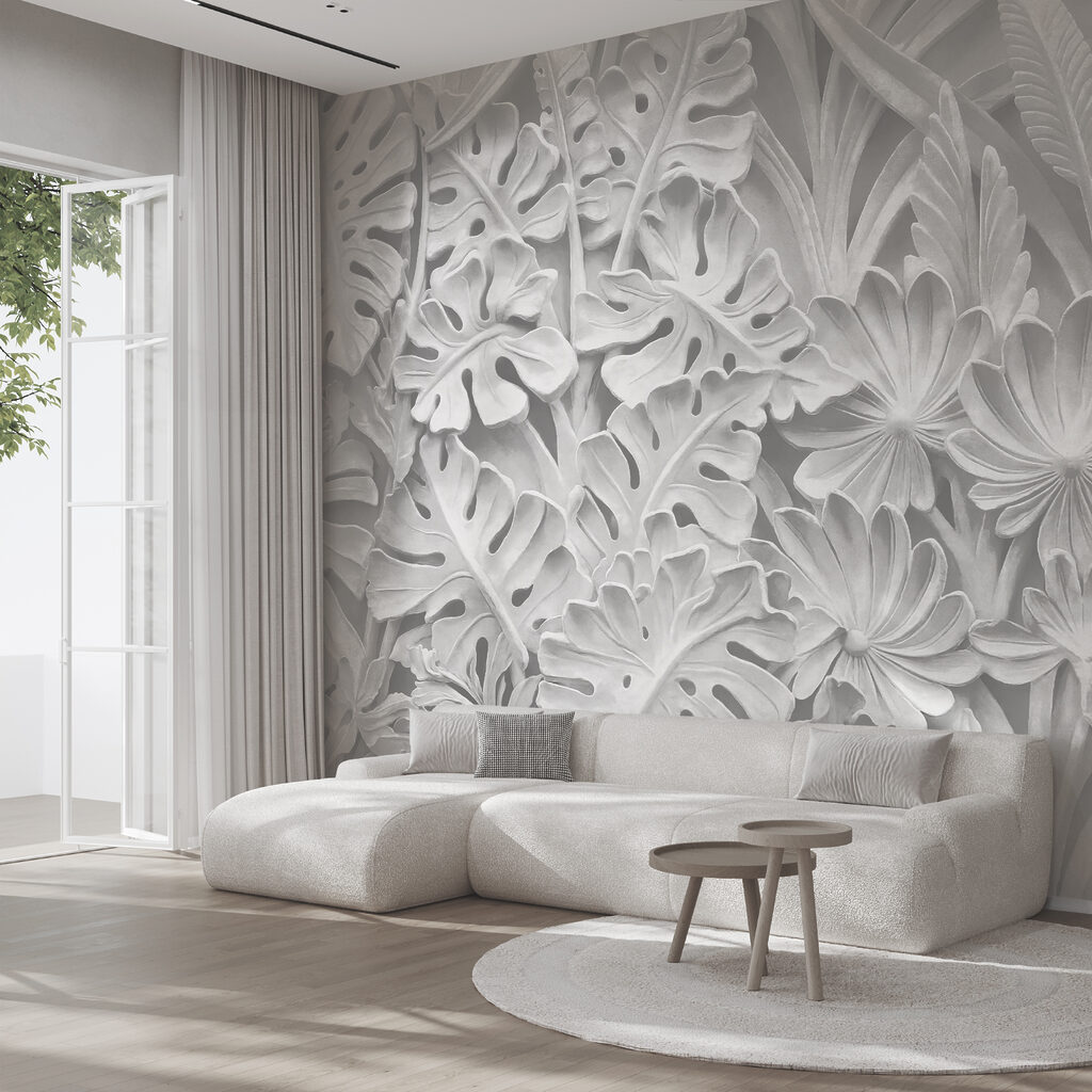 Carved Tropical Flowers — interior 3