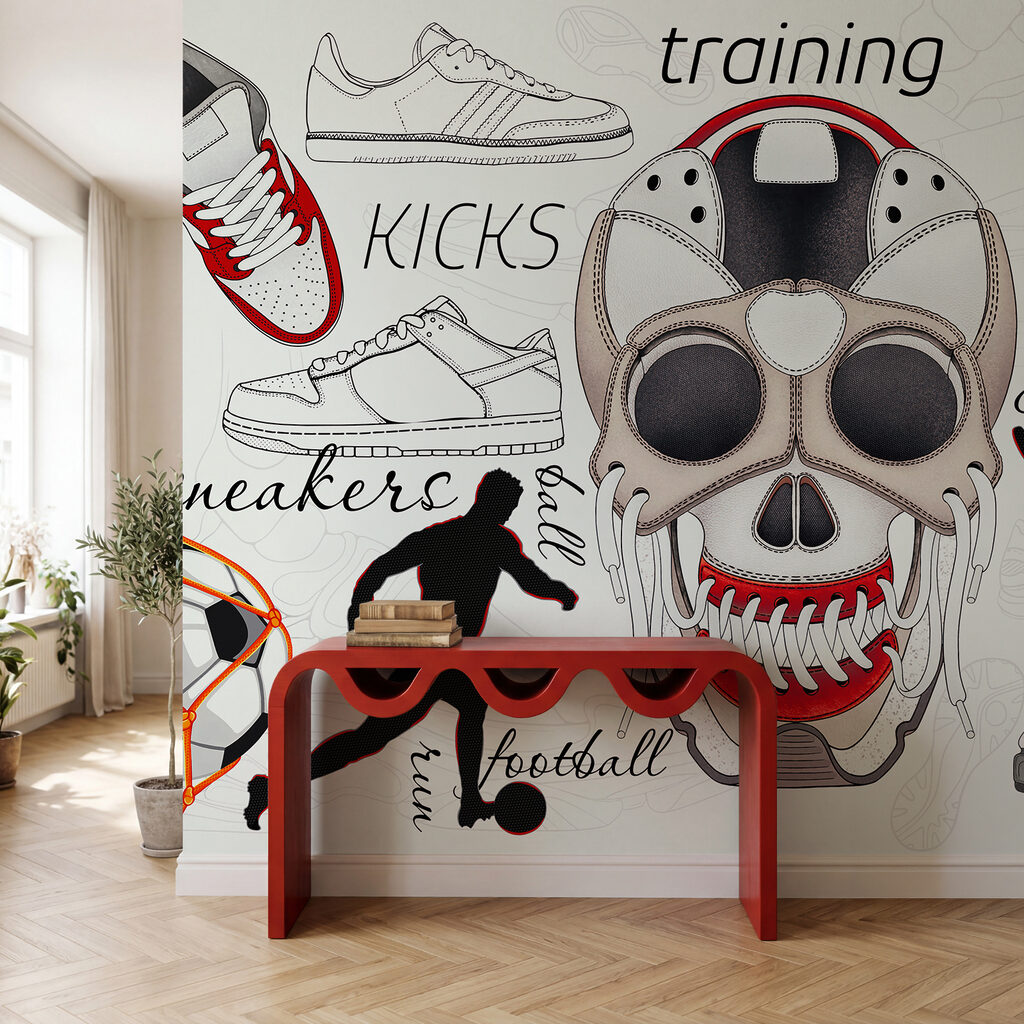 Street Sport Collage in an interior