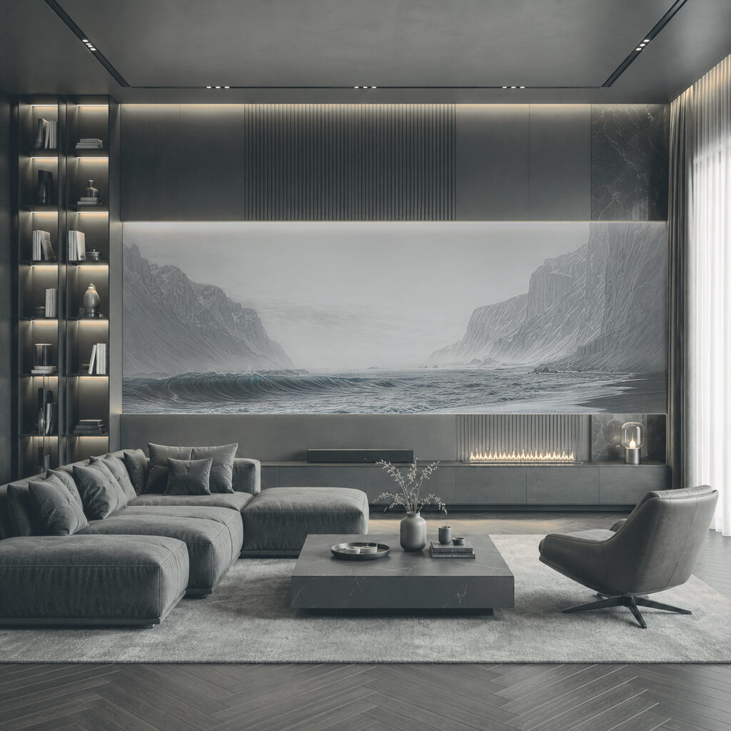 Mountains Meet the Sea — interior 1