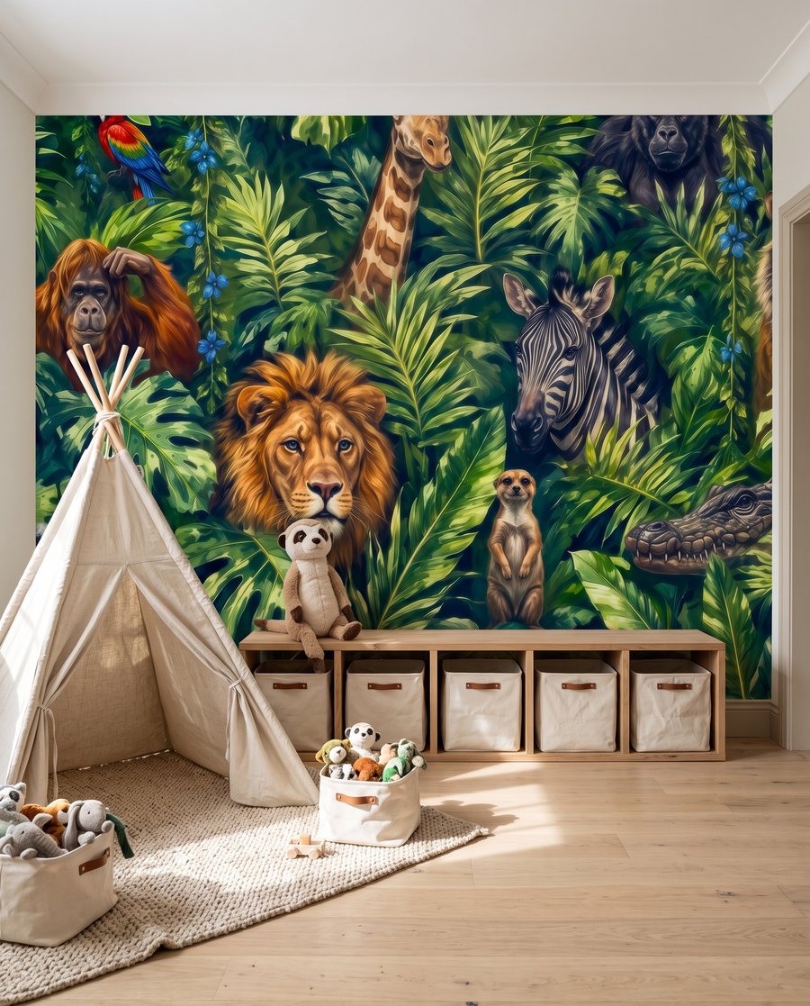 Jungle Gathering in an interior