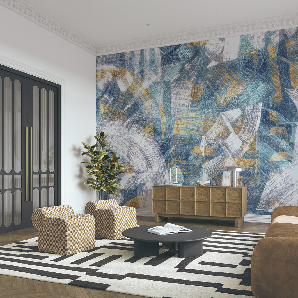 Rhythmic Colour Strokes — interior 3