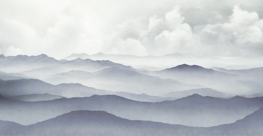 Clouded Mountain Layers — full design