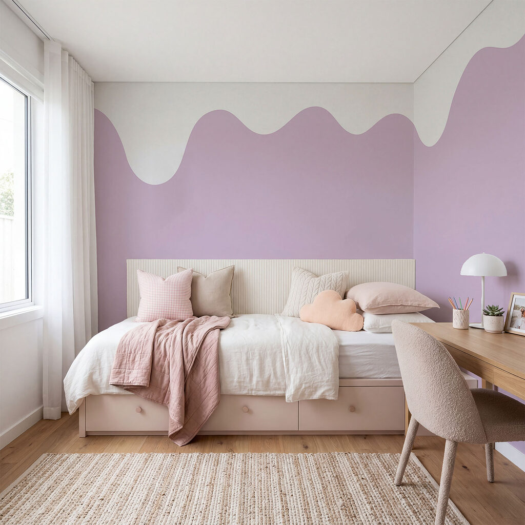 Soft Colour Edge in an interior